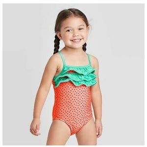 Toddler Strawberry swimsuit 🍓 ✨